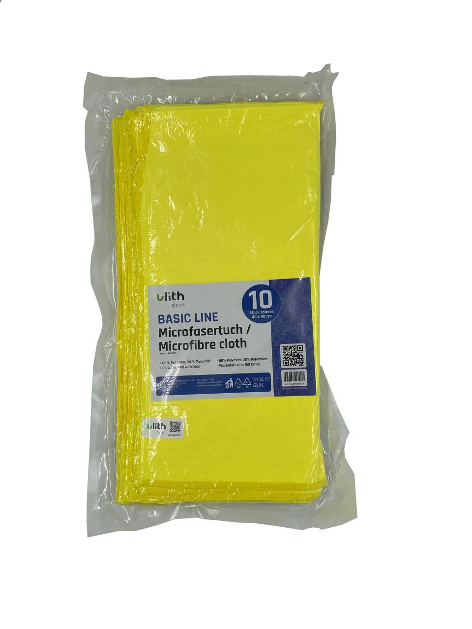 Clean-Basic-Microfasertuch gelb 10er Pack