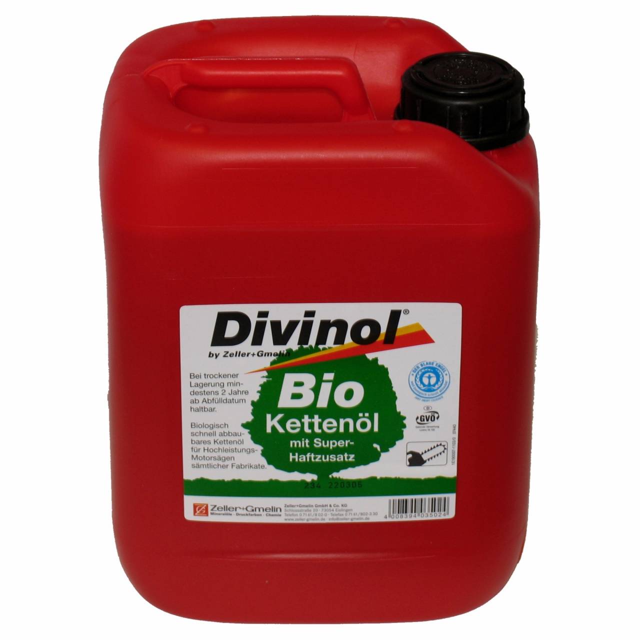 Bio-Sägekettenöl R 'Divinol' / 20,0 l Kanister