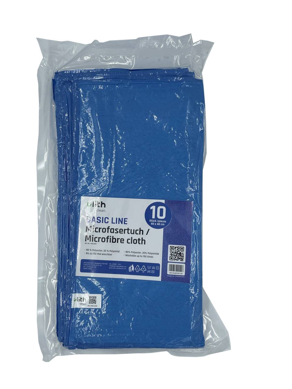 Clean-Basic-Microfasertuch blau 10er Pack