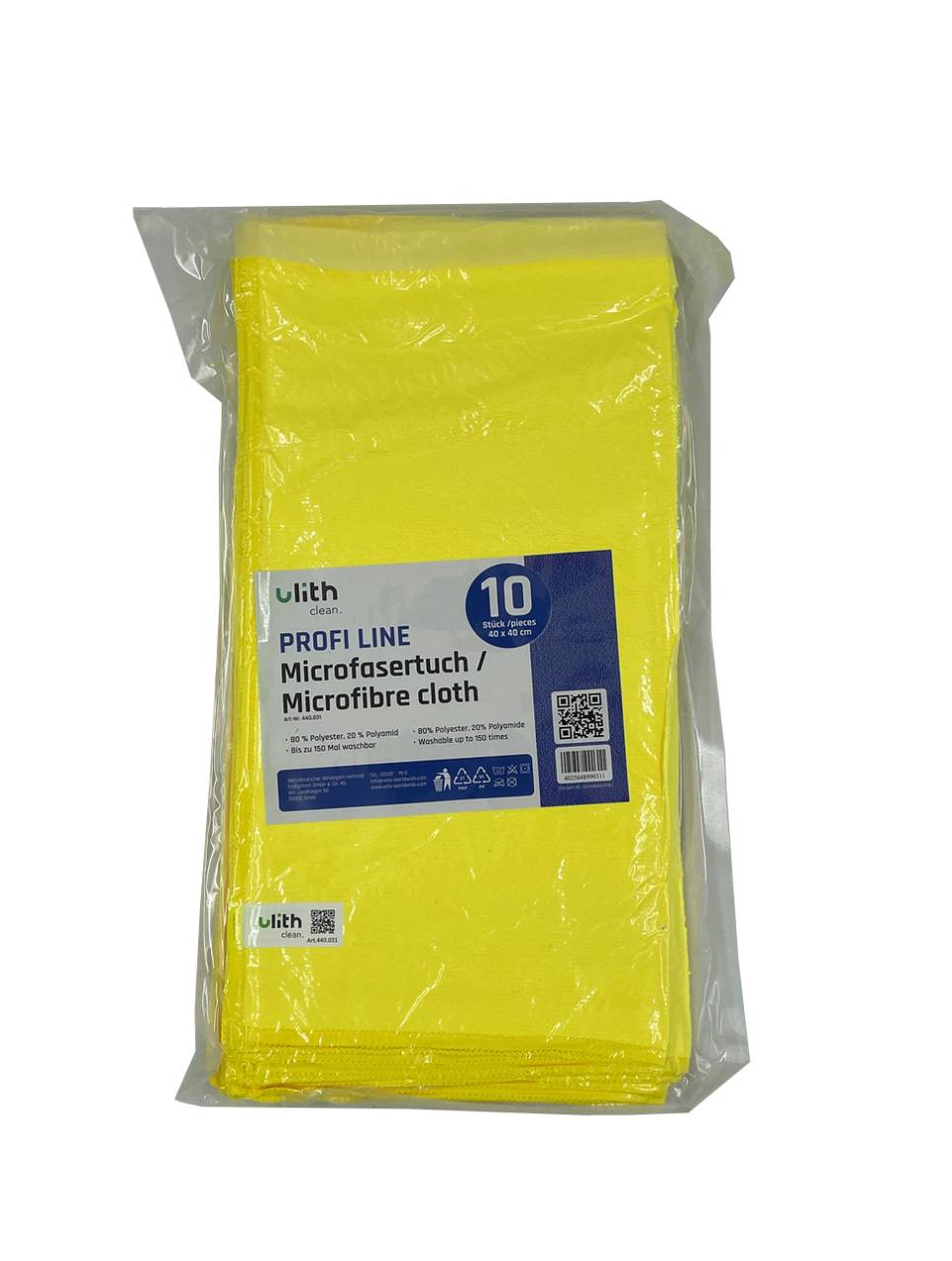 Clean-Profi-Microfasertuch gelb 10er Pack