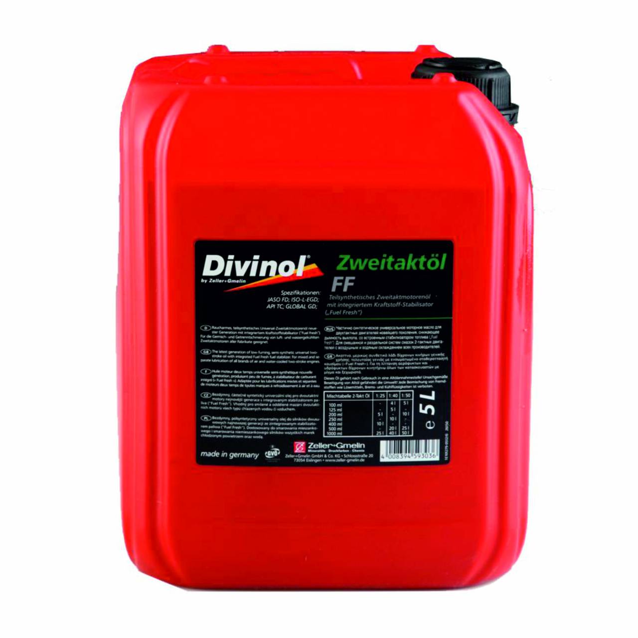 DIVINOL 2-Takt-Öl Fuel-Fresh 100 ml in Dosierflasche